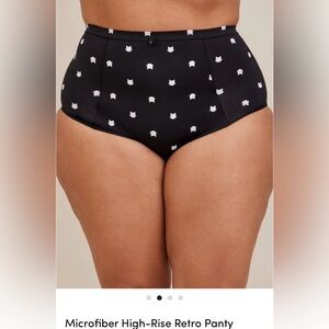 🌸Torrid 3XL Black Cat Print Panties
